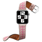 Dây đồng hồ da thật bện, Dành cho Apple Watch Ultra 49mm / Series 8&7 45mm / SE 2&6&SE&5&4 44mm / 3&2&1 42mm, Dành cho Apple Watch Series 8&7 41mm / SE 2&6&SE&5&4 40mm / 3&2&1 38mm