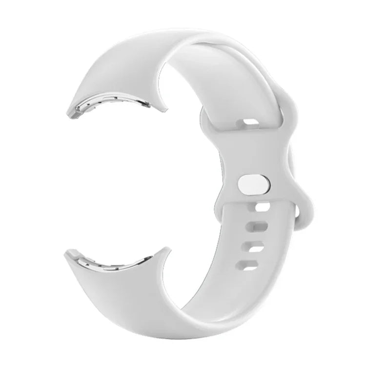 Dây đồng hồ silicone màu đơn cho Google Pixel Watch 4 / 3 / 2 / 1 41mm, Nam, Nữ