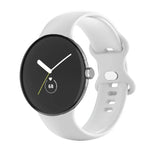 Dây đồng hồ silicone màu đơn cho Google Pixel Watch 4 / 3 / 2 / 1 41mm, Nam, Nữ