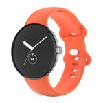 Dây đồng hồ silicone màu đơn cho Google Pixel Watch 4 / 3 / 2 / 1 41mm, Nam, Nữ