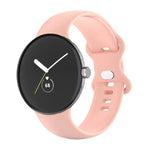 Dây đồng hồ silicone màu đơn cho Google Pixel Watch 4 / 3 / 2 / 1 41mm, Nam, Nữ