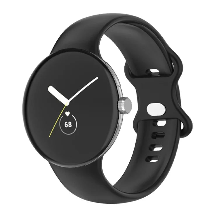 Dây đồng hồ silicone màu đơn cho Google Pixel Watch 4 / 3 / 2 / 1 41mm, Nam, Nữ