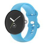 Dây đồng hồ silicone màu đơn cho Google Pixel Watch 4 / 3 / 2 / 1 41mm, Nam, Nữ