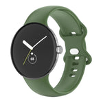 Dây đồng hồ silicone màu đơn cho Google Pixel Watch 4 / 3 / 2 / 1 41mm, Nam, Nữ