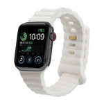 Dây đồng hồ silicone khóa cài ngược, cho Apple Watch Ultra 49mm / Series 8&7 45mm / SE 2&6&SE&5&4 44mm / 3&2&1 42mm, cho Apple Watch Series 8&7 41mm / SE 2&6&SE&5&4 40mm / 3&2&1 38mm