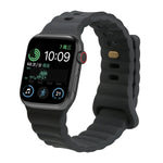 Dây đồng hồ silicone khóa cài ngược, cho Apple Watch Ultra 49mm / Series 8&7 45mm / SE 2&6&SE&5&4 44mm / 3&2&1 42mm, cho Apple Watch Series 8&7 41mm / SE 2&6&SE&5&4 40mm / 3&2&1 38mm
