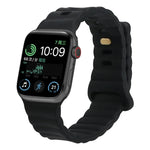 Dây đồng hồ silicone khóa cài ngược, cho Apple Watch Ultra 49mm / Series 8&7 45mm / SE 2&6&SE&5&4 44mm / 3&2&1 42mm, cho Apple Watch Series 8&7 41mm / SE 2&6&SE&5&4 40mm / 3&2&1 38mm