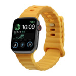 Dây đồng hồ silicone khóa cài ngược, cho Apple Watch Ultra 49mm / Series 8&7 45mm / SE 2&6&SE&5&4 44mm / 3&2&1 42mm, cho Apple Watch Series 8&7 41mm / SE 2&6&SE&5&4 40mm / 3&2&1 38mm