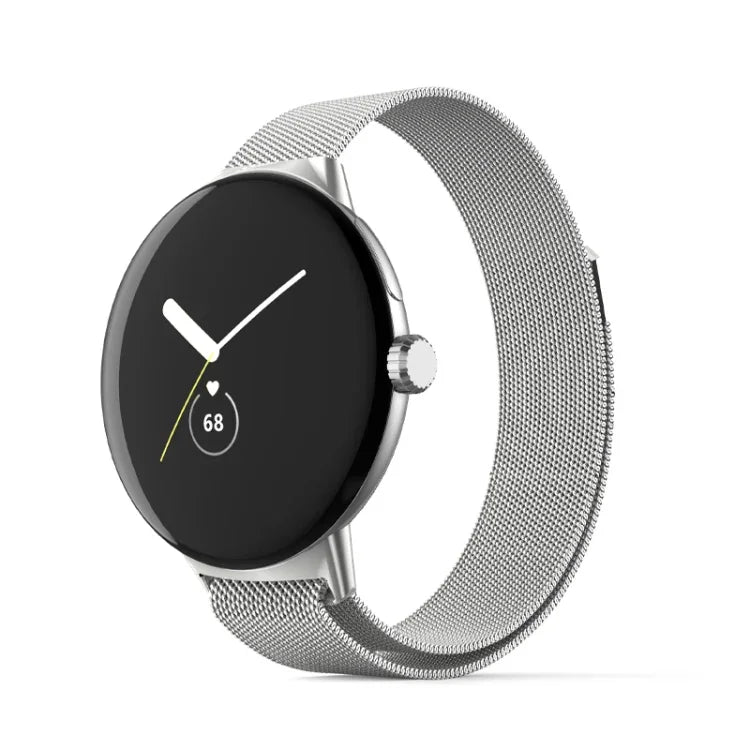 Dây đồng hồ kim loại thép không gỉ Milanese cho Google Pixel Watch