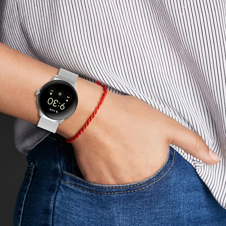 Dây đồng hồ kim loại thép không gỉ Milanese cho Google Pixel Watch