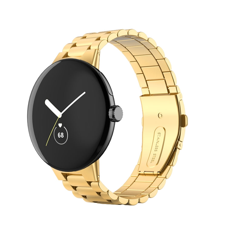 Dây đồng hồ kim loại thép không gỉ ba lớp cho Google Pixel Watch 4 / 3 / 2 / 1 41mm