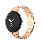 Dây đồng hồ kim loại thép không gỉ ba lớp cho Google Pixel Watch 4 / 3 / 2 / 1 41mm