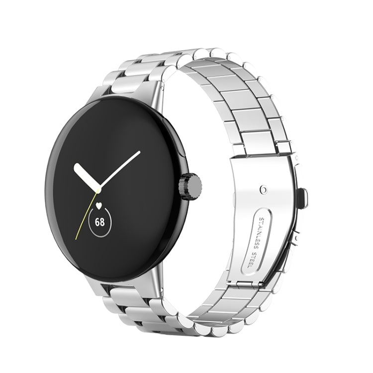 Dây đồng hồ kim loại thép không gỉ ba lớp cho Google Pixel Watch 4 / 3 / 2 / 1 41mm