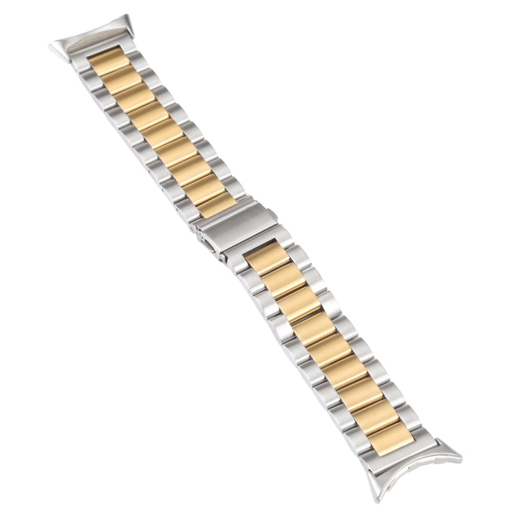 Dây đồng hồ kim loại thép không gỉ ba lớp cho Google Pixel Watch 4 / 3 / 2 / 1 41mm