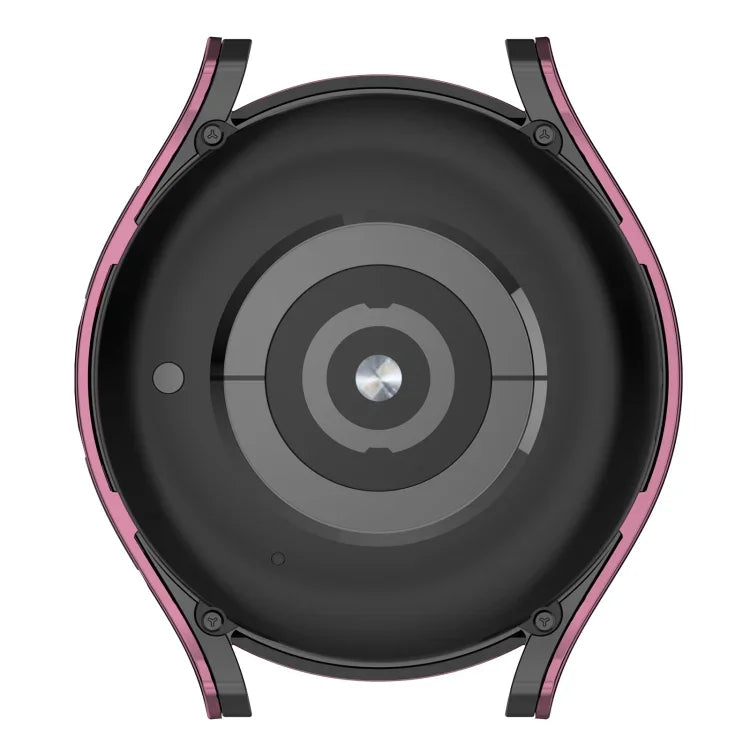 Ốp bảo vệ đồng hồ hai màu kiểu tượng treo kèm phim kính cường lực, dành cho Samsung Galaxy Watch5 Pro 45mm, Samsung Galaxy Watch5 40mm, Samsung Galaxy Watch5 44mm, Samsung Galaxy Watch4 40mm, Samsung Galaxy Watch4 44mm