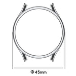 Ốp bảo vệ đồng hồ hai màu kiểu tượng treo kèm phim kính cường lực, dành cho Samsung Galaxy Watch5 Pro 45mm, Samsung Galaxy Watch5 40mm, Samsung Galaxy Watch5 44mm, Samsung Galaxy Watch4 40mm, Samsung Galaxy Watch4 44mm