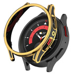 Ốp bảo vệ đồng hồ hai màu kiểu tượng treo kèm phim kính cường lực, dành cho Samsung Galaxy Watch5 Pro 45mm, Samsung Galaxy Watch5 40mm, Samsung Galaxy Watch5 44mm, Samsung Galaxy Watch4 40mm, Samsung Galaxy Watch4 44mm