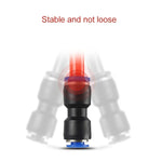 LAIZE 10 chiếc đầu nối nhanh khí nén giảm nhựa thẳng, PG6-4, PG8-4, PG8-6, PG10-6, PG10-8, PG12-8, PG12-10, PG16-12