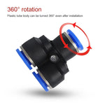 PY-14 LAIZE 2 chiếc đầu nối nhanh khí nén nhựa loại chữ Y giảm, PY-4 (10 chiếc), PY-6 (10 chiếc), PY-8 (10 chiếc), PY-10 (10 chiếc), PY-12 (10 chiếc), PY-14 (2 chiếc), PY-16 (2 chiếc)