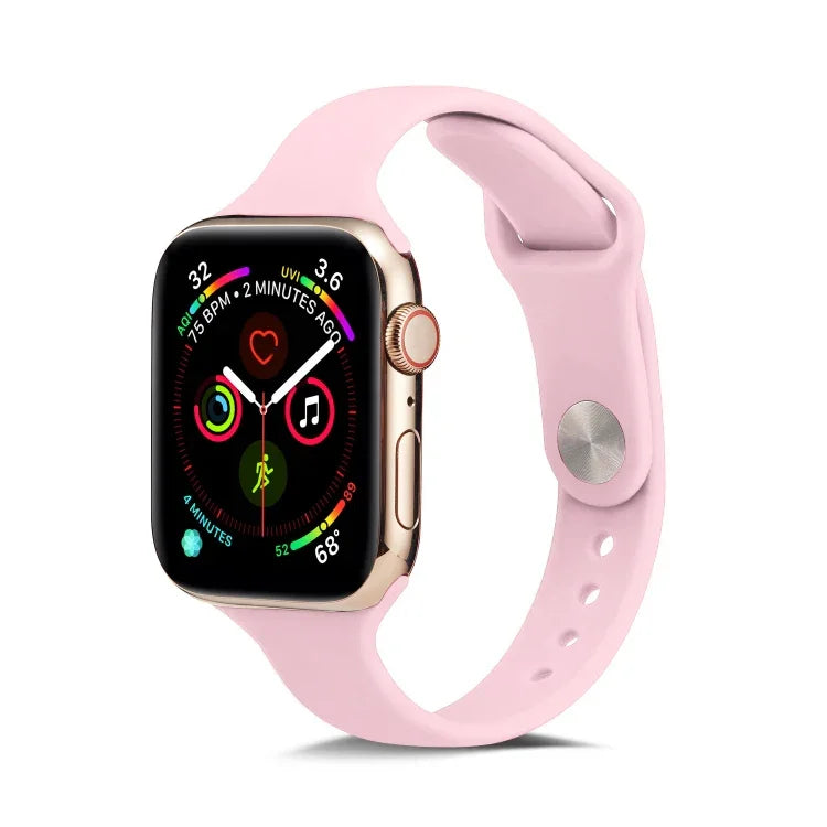 Dây đeo đồng hồ thay thế bằng silicone mỏng, Dành cho Apple Watch 5/4 44mm & 3/2/1 42mm, Dành cho Apple Watch 5/4 40mm & 3/2/1 38mm