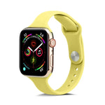 Dây đeo đồng hồ thay thế bằng silicone mỏng, Dành cho Apple Watch 5/4 44mm & 3/2/1 42mm, Dành cho Apple Watch 5/4 40mm & 3/2/1 38mm