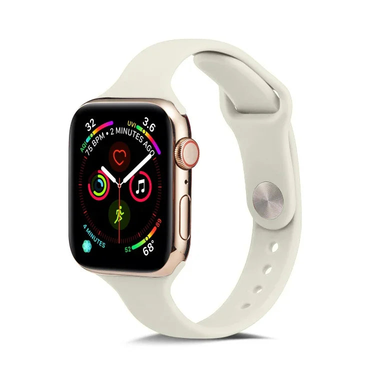 Dây đeo đồng hồ thay thế bằng silicone mỏng, Dành cho Apple Watch 5/4 44mm & 3/2/1 42mm, Dành cho Apple Watch 5/4 40mm & 3/2/1 38mm