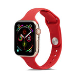 Dây đeo đồng hồ thay thế bằng silicone mỏng, Dành cho Apple Watch 5/4 44mm & 3/2/1 42mm, Dành cho Apple Watch 5/4 40mm & 3/2/1 38mm