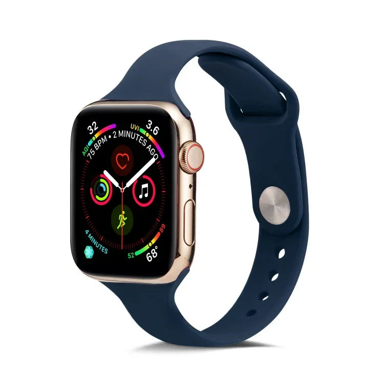 Dây đeo đồng hồ thay thế bằng silicone mỏng, Dành cho Apple Watch 5/4 44mm & 3/2/1 42mm, Dành cho Apple Watch 5/4 40mm & 3/2/1 38mm