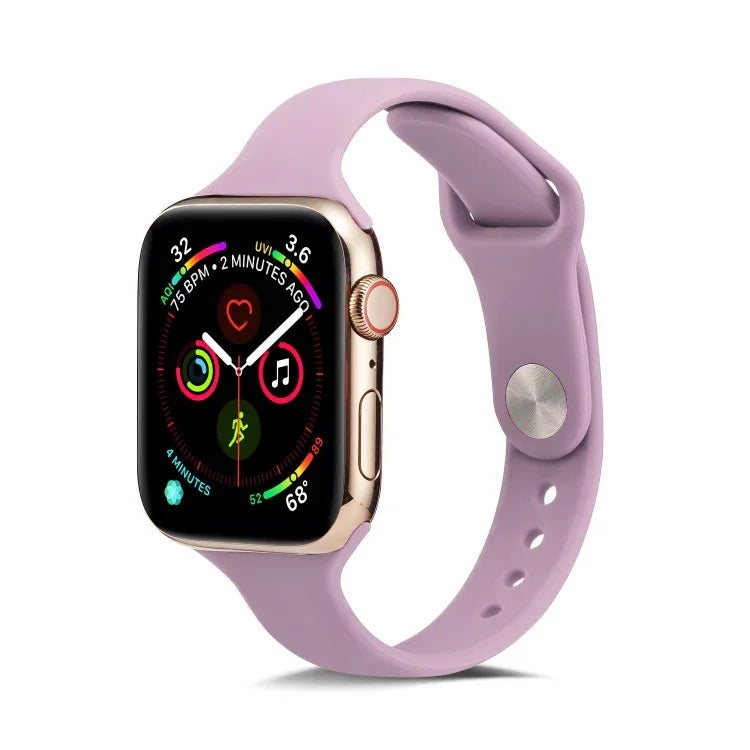 Dây đeo đồng hồ thay thế bằng silicone mỏng, Dành cho Apple Watch 5/4 44mm & 3/2/1 42mm, Dành cho Apple Watch 5/4 40mm & 3/2/1 38mm