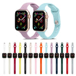 Dây đeo đồng hồ thay thế bằng silicone mỏng, Dành cho Apple Watch 5/4 44mm & 3/2/1 42mm, Dành cho Apple Watch 5/4 40mm & 3/2/1 38mm