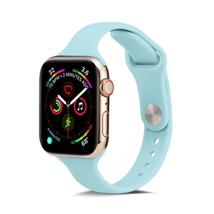 Dây đeo đồng hồ thay thế bằng silicone mỏng, Dành cho Apple Watch 5/4 44mm & 3/2/1 42mm, Dành cho Apple Watch 5/4 40mm & 3/2/1 38mm