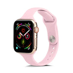 Dây đeo đồng hồ thay thế bằng silicone mỏng, Dành cho Apple Watch 5/4 44mm & 3/2/1 42mm, Dành cho Apple Watch 5/4 40mm & 3/2/1 38mm