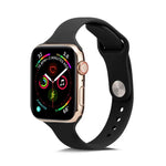 Dây đeo đồng hồ thay thế bằng silicone mỏng, Dành cho Apple Watch 5/4 44mm & 3/2/1 42mm, Dành cho Apple Watch 5/4 40mm & 3/2/1 38mm
