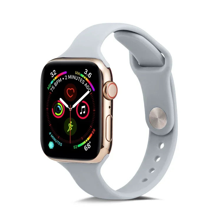 Dây đeo đồng hồ thay thế bằng silicone mỏng, Dành cho Apple Watch 5/4 44mm & 3/2/1 42mm, Dành cho Apple Watch 5/4 40mm & 3/2/1 38mm