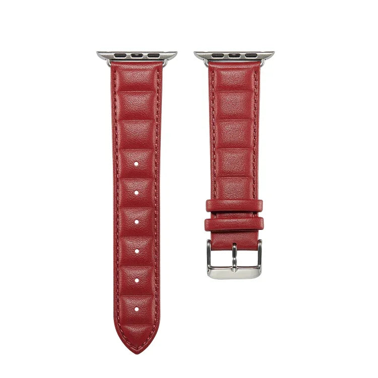 Dây đồng hồ da thật, Dành cho Apple Watch Ultra 49mm / Series 8&7 45mm / SE 2&6&SE&5&4 44mm / 3&2&1 42mm, Dành cho Apple Watch Series 8&7 41mm / SE 2&6&SE&5&4 40mm / 3&2&1 38mm