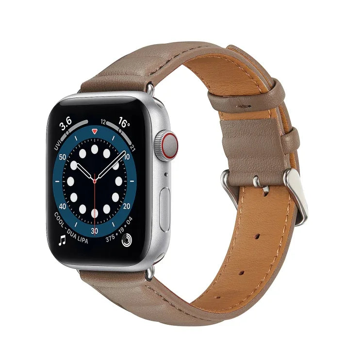 Dây đồng hồ da thật, Dành cho Apple Watch Ultra 49mm / Series 8&7 45mm / SE 2&6&SE&5&4 44mm / 3&2&1 42mm, Dành cho Apple Watch Series 8&7 41mm / SE 2&6&SE&5&4 40mm / 3&2&1 38mm