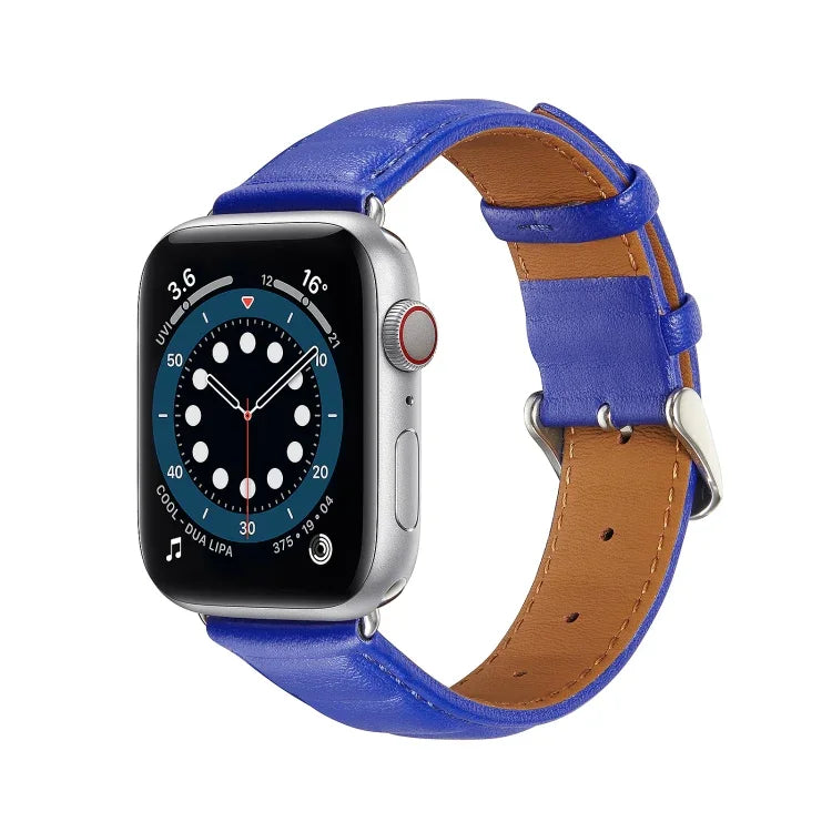 Dây đồng hồ da thật, Dành cho Apple Watch Ultra 49mm / Series 8&7 45mm / SE 2&6&SE&5&4 44mm / 3&2&1 42mm, Dành cho Apple Watch Series 8&7 41mm / SE 2&6&SE&5&4 40mm / 3&2&1 38mm