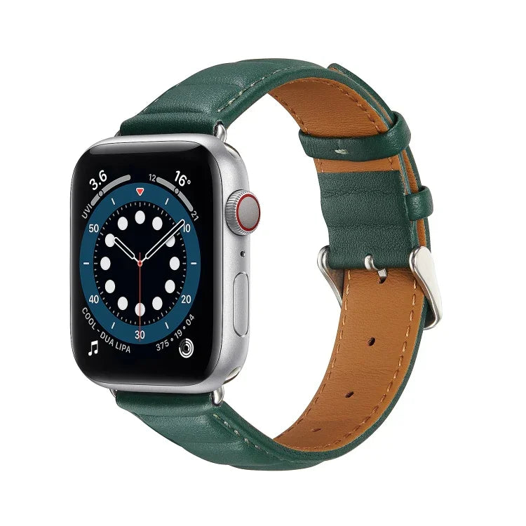 Dây đồng hồ da thật, Dành cho Apple Watch Ultra 49mm / Series 8&7 45mm / SE 2&6&SE&5&4 44mm / 3&2&1 42mm, Dành cho Apple Watch Series 8&7 41mm / SE 2&6&SE&5&4 40mm / 3&2&1 38mm