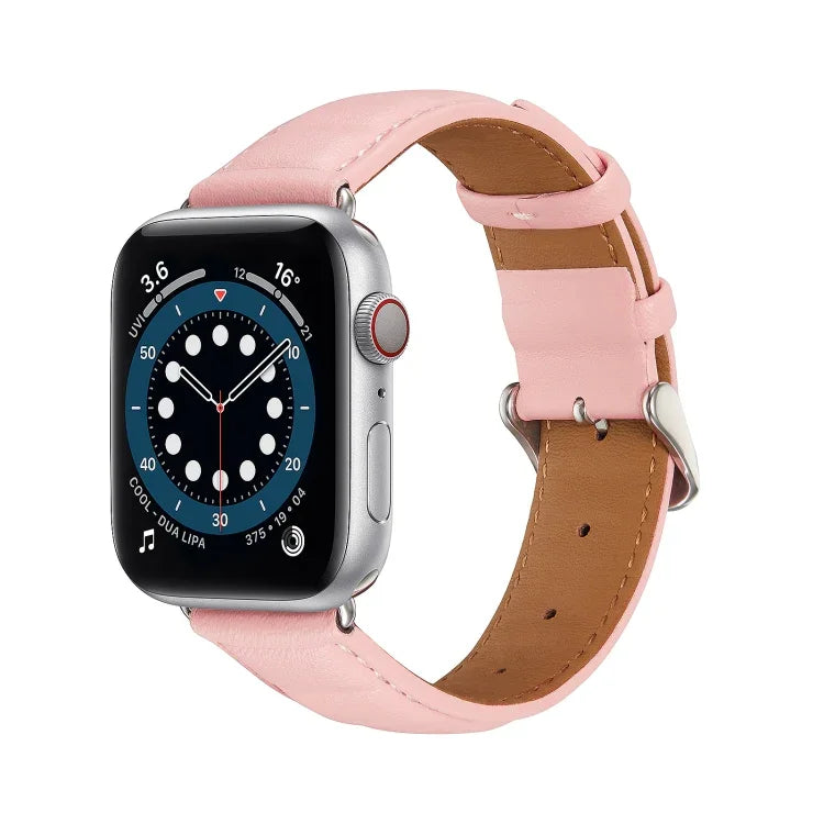 Dây đồng hồ da thật, Dành cho Apple Watch Ultra 49mm / Series 8&7 45mm / SE 2&6&SE&5&4 44mm / 3&2&1 42mm, Dành cho Apple Watch Series 8&7 41mm / SE 2&6&SE&5&4 40mm / 3&2&1 38mm
