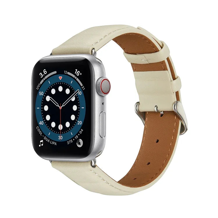 Dây đồng hồ da thật, Dành cho Apple Watch Ultra 49mm / Series 8&7 45mm / SE 2&6&SE&5&4 44mm / 3&2&1 42mm, Dành cho Apple Watch Series 8&7 41mm / SE 2&6&SE&5&4 40mm / 3&2&1 38mm