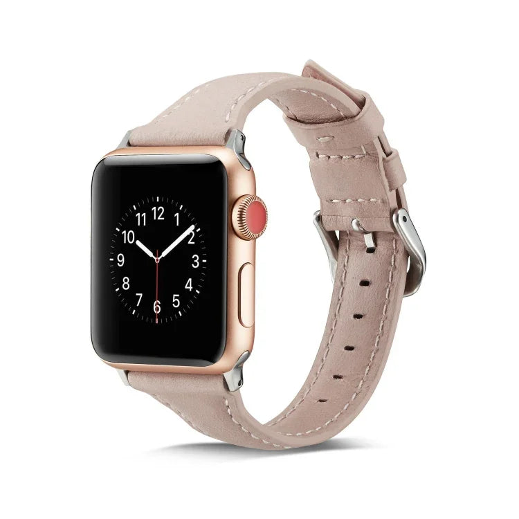 Dây đeo đồng hồ thay thế bằng da mỏng, Dành cho Apple Watch 5/4 44mm & 3/2/1 42mm, Dành cho Apple Watch 5/4 40mm & 3/2/1 38mm