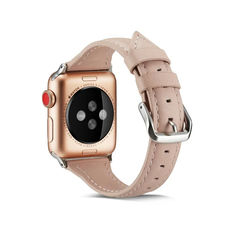 Dây đeo đồng hồ thay thế bằng da mỏng, Dành cho Apple Watch 5/4 44mm & 3/2/1 42mm, Dành cho Apple Watch 5/4 40mm & 3/2/1 38mm