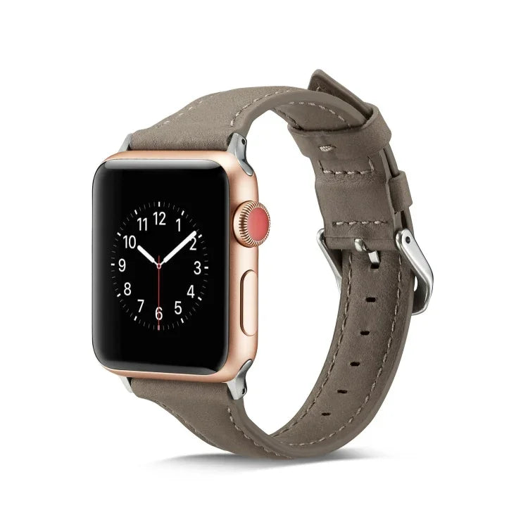 Dây đeo đồng hồ thay thế bằng da mỏng, Dành cho Apple Watch 5/4 44mm & 3/2/1 42mm, Dành cho Apple Watch 5/4 40mm & 3/2/1 38mm