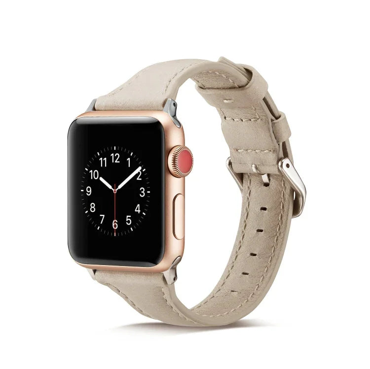 Dây đeo đồng hồ thay thế bằng da mỏng, Dành cho Apple Watch 5/4 44mm & 3/2/1 42mm, Dành cho Apple Watch 5/4 40mm & 3/2/1 38mm