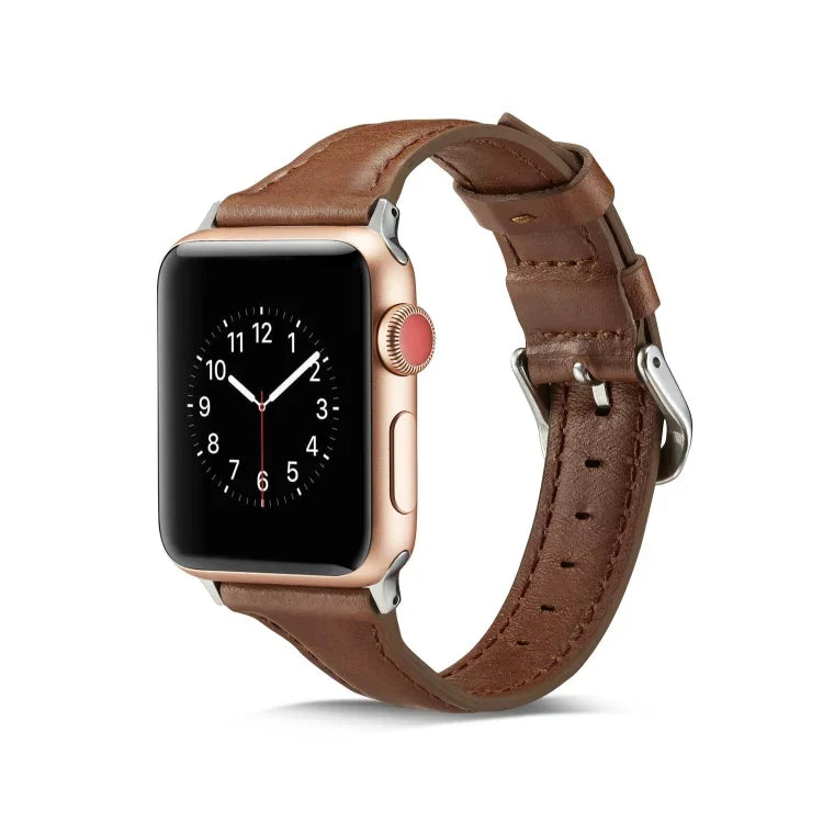 Dây đeo đồng hồ thay thế bằng da mỏng, Dành cho Apple Watch 5/4 44mm & 3/2/1 42mm, Dành cho Apple Watch 5/4 40mm & 3/2/1 38mm