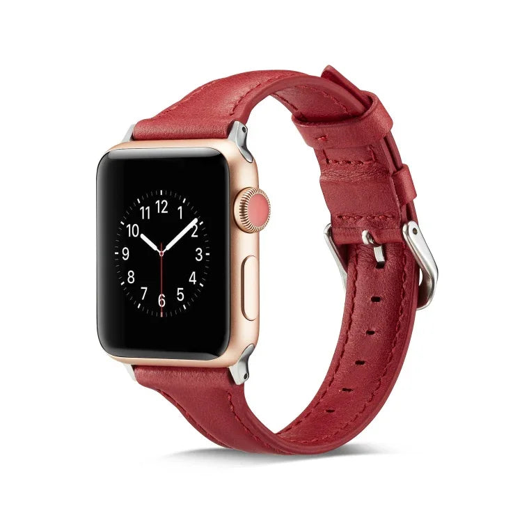 Dây đeo đồng hồ thay thế bằng da mỏng, Dành cho Apple Watch 5/4 44mm & 3/2/1 42mm, Dành cho Apple Watch 5/4 40mm & 3/2/1 38mm