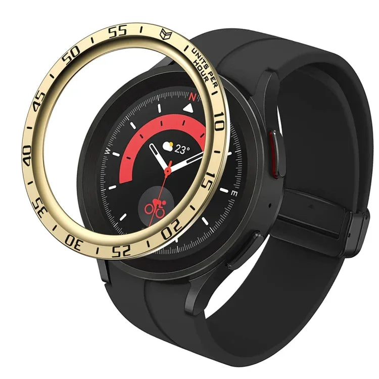 Khung bảo vệ thép mặt đồng hồ, cho Samsung Galaxy Watch5 Pro 45mm kiểu A, cho Samsung Galaxy Watch5 Pro 45mm kiểu E