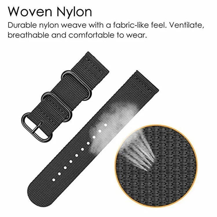 Dây đồng hồ vòng ba nhẫn nylon cho Samsung Galaxy Watch4 / Watch4 Classic / Watch5 / Watch5 Pro