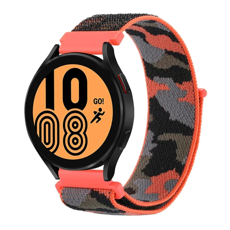 Dây đồng hồ vòng nylon họa tiết ngụy trang, cho Samsung Galaxy Watch5 40mm/44mm / Watch5 Pro