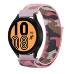 Dây đồng hồ vòng nylon họa tiết ngụy trang, cho Samsung Galaxy Watch5 40mm/44mm / Watch5 Pro